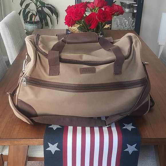 bella russo cotton canvas luggage set